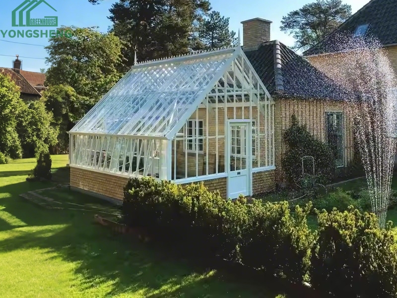 learn-on steel and glass greenhouse for garden,Victorian glass greenhouse,victorian greenhouse for sale